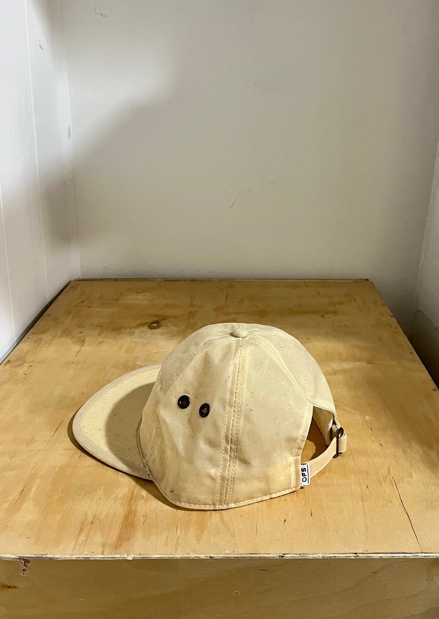 Natural 6 Panel Waxed Cotton