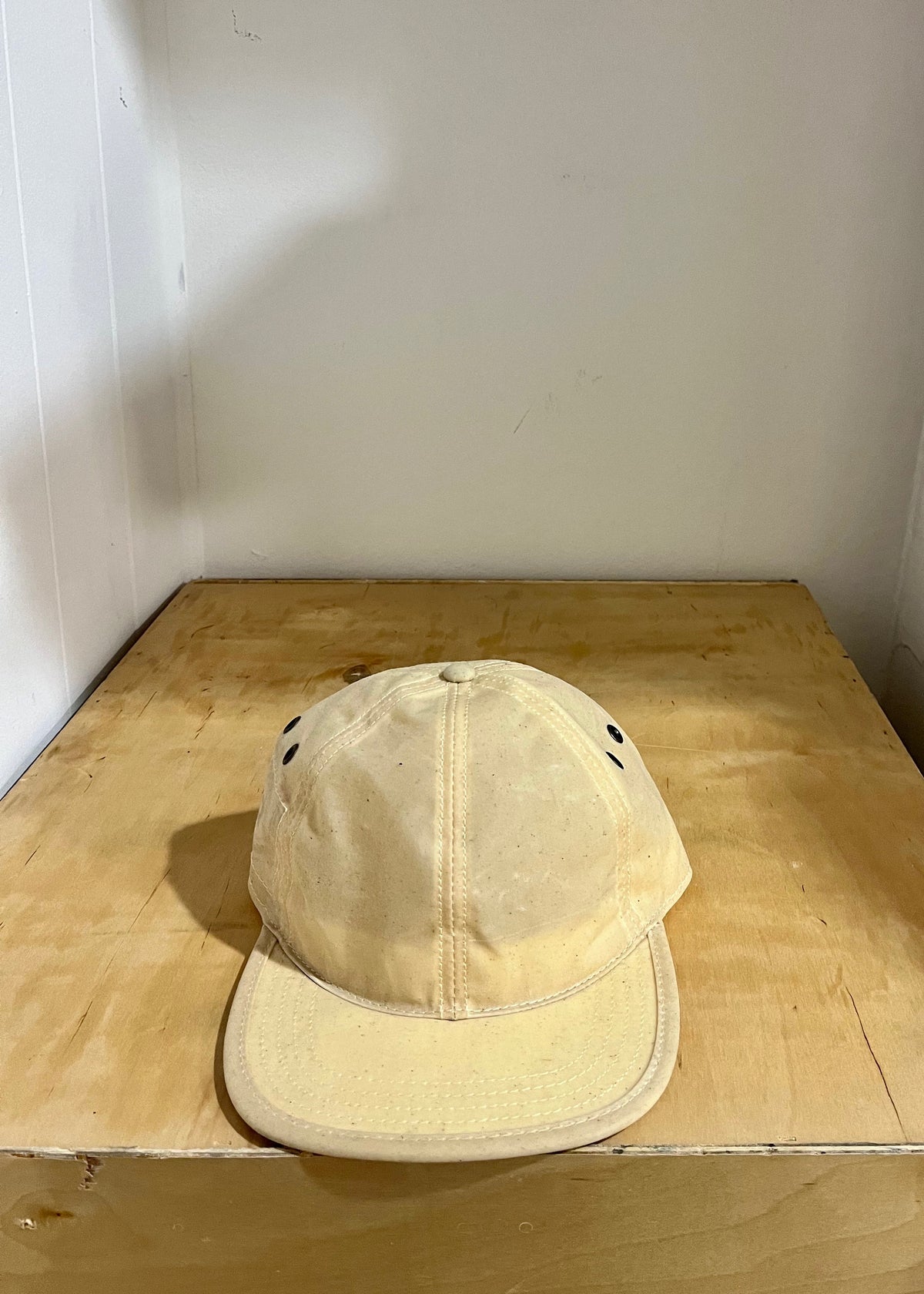 Natural 6 Panel Waxed Cotton