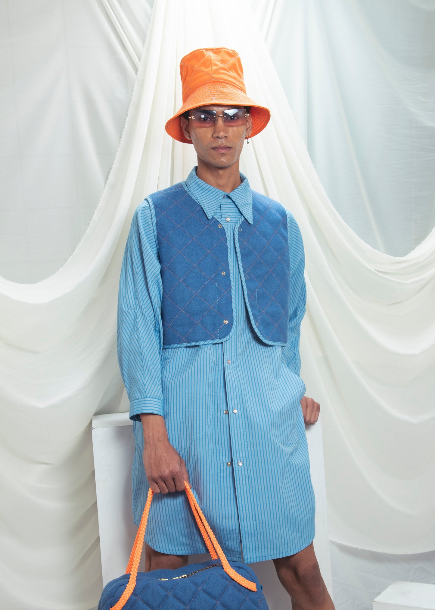 Blue Striped Set