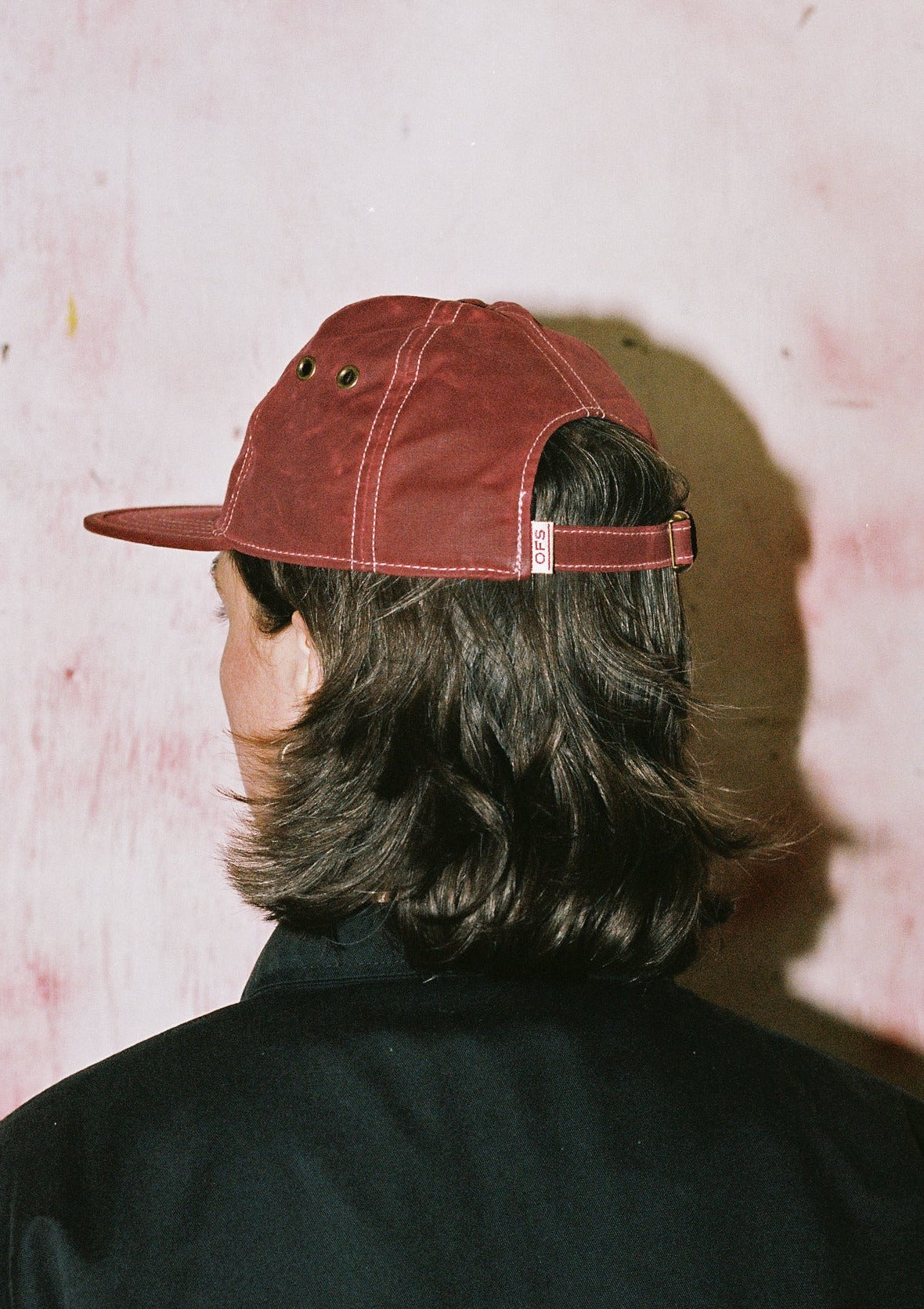 Burgundy 6 Panel Waxed Cotton
