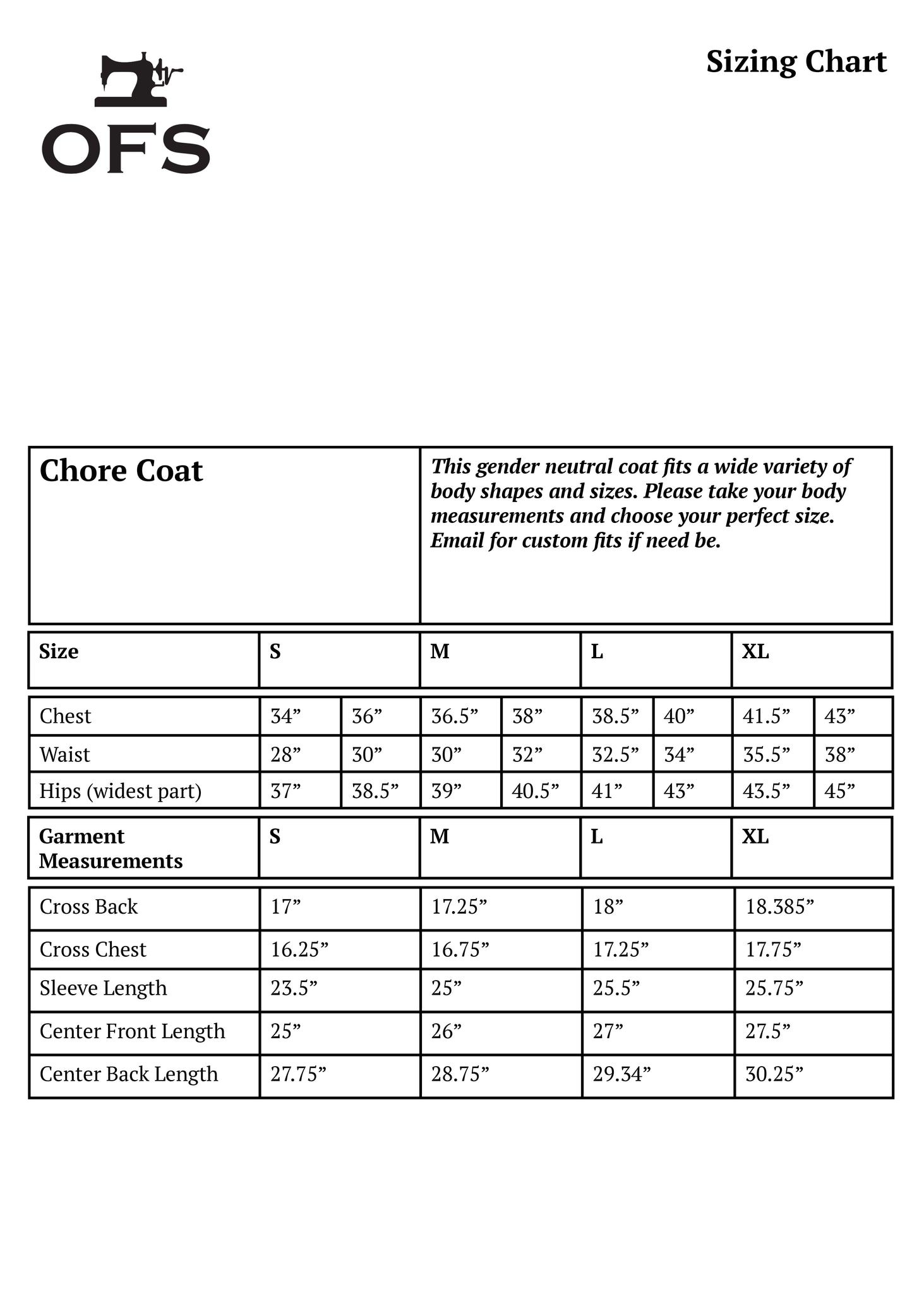 Charcoal Grey Chore Coat