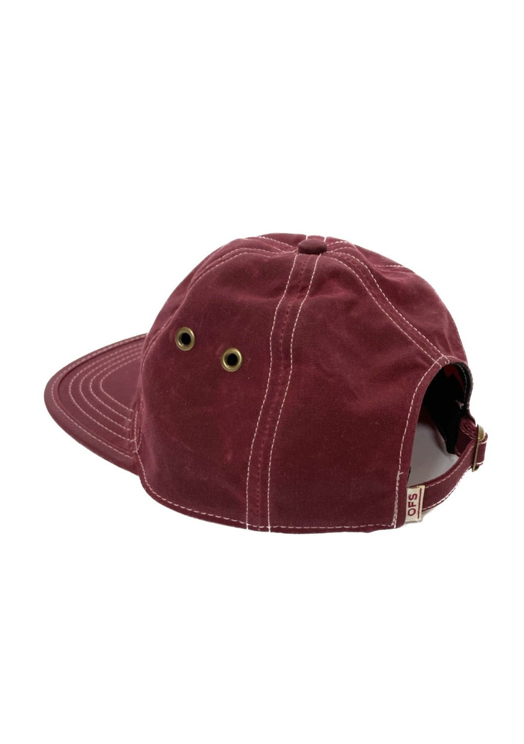Burgundy 6 Panel Waxed Cotton