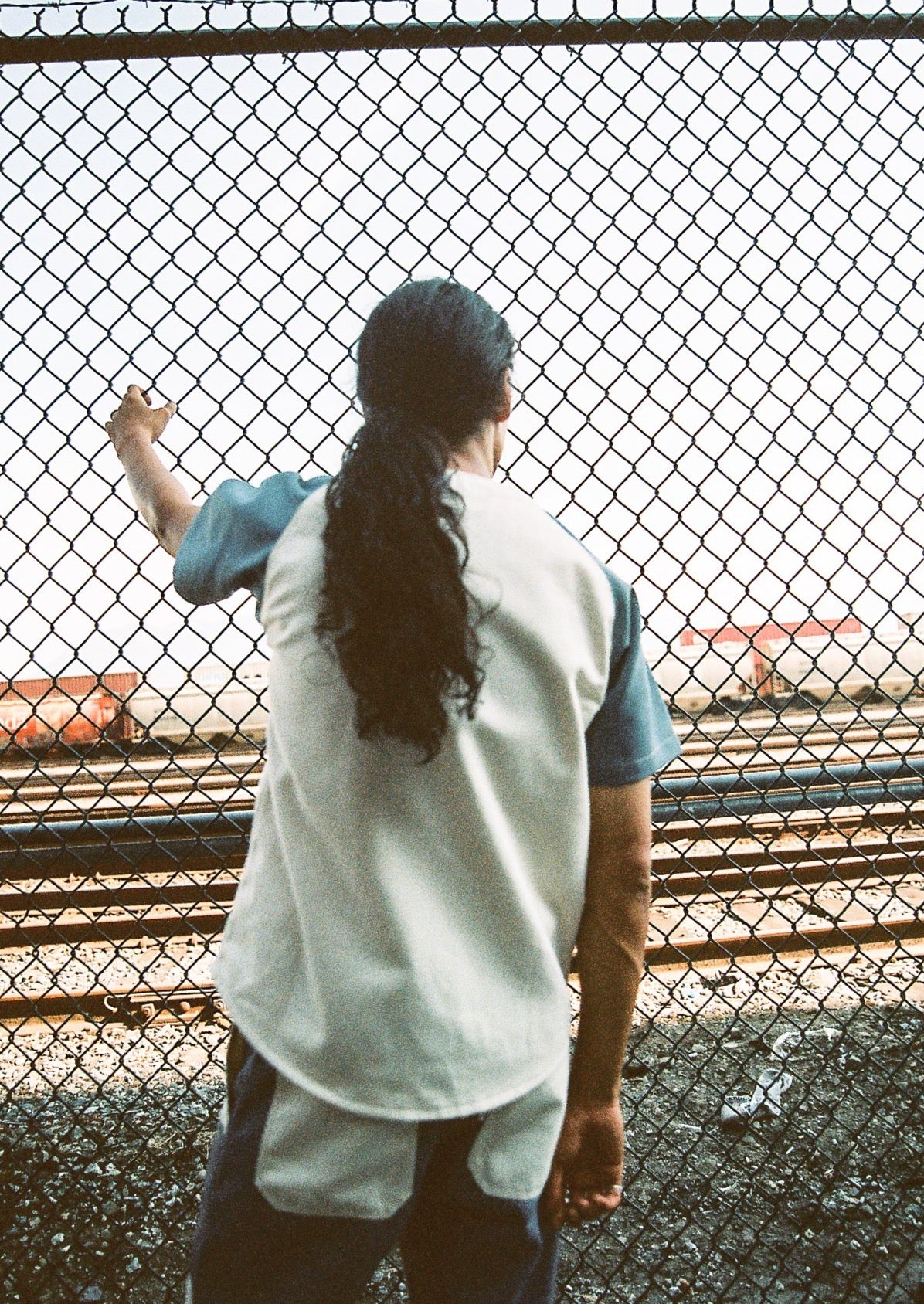Oatmeal Blue Home Run Button Down