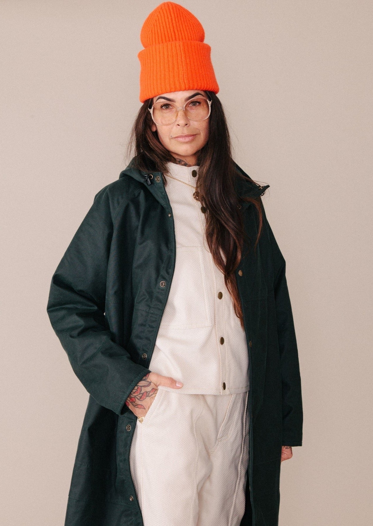 Emerald Green 100% Chance Rain Coat