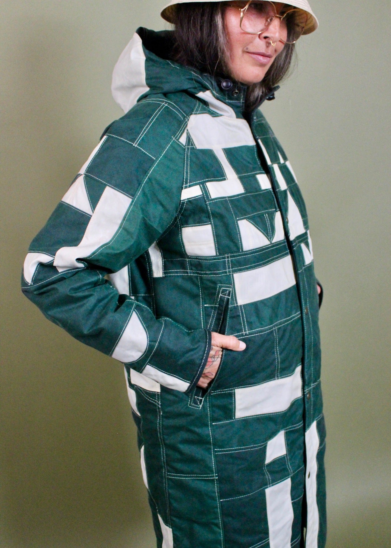 Quilted Rain Coat