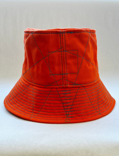 Tall Orange Jada Hat