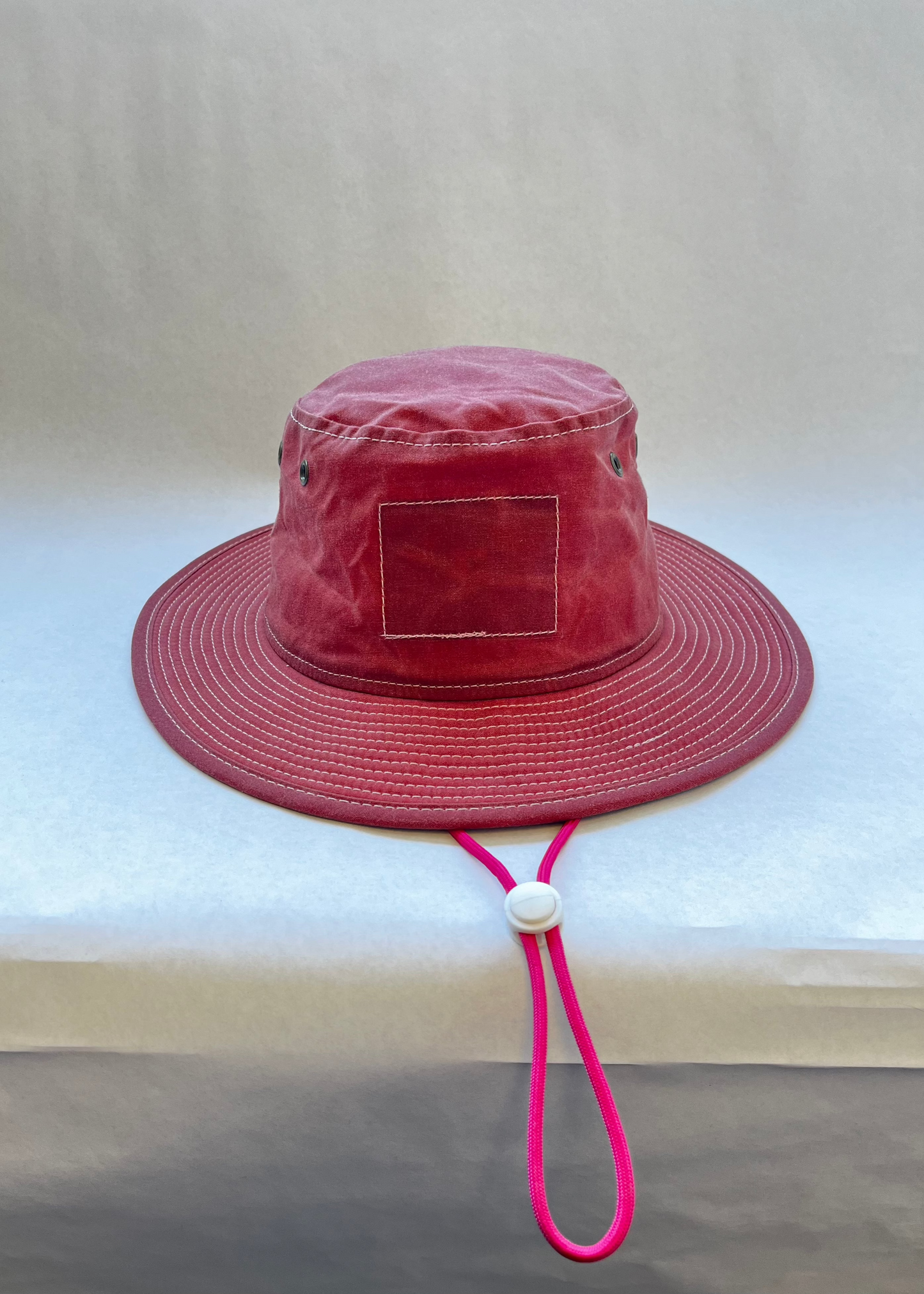 Tall Dusty Rose Bucket Hat