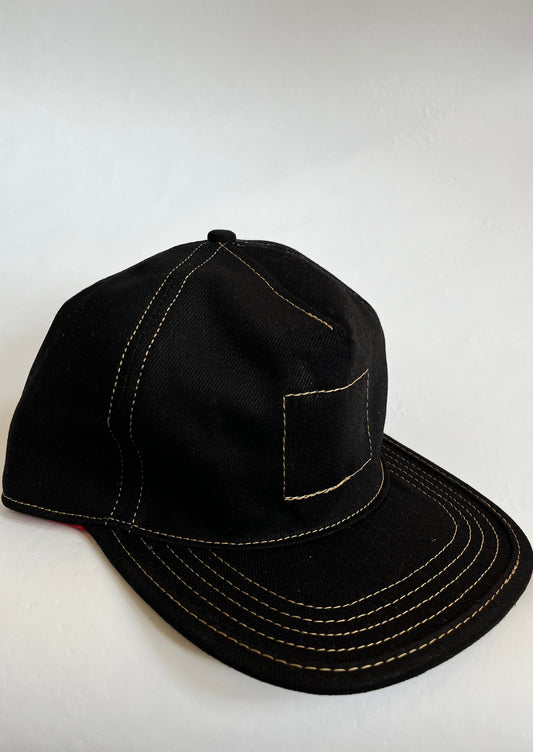 Black Denim 5 Panel