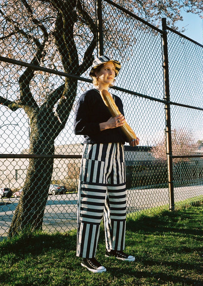 Wide Indigo Stripe Baguettes