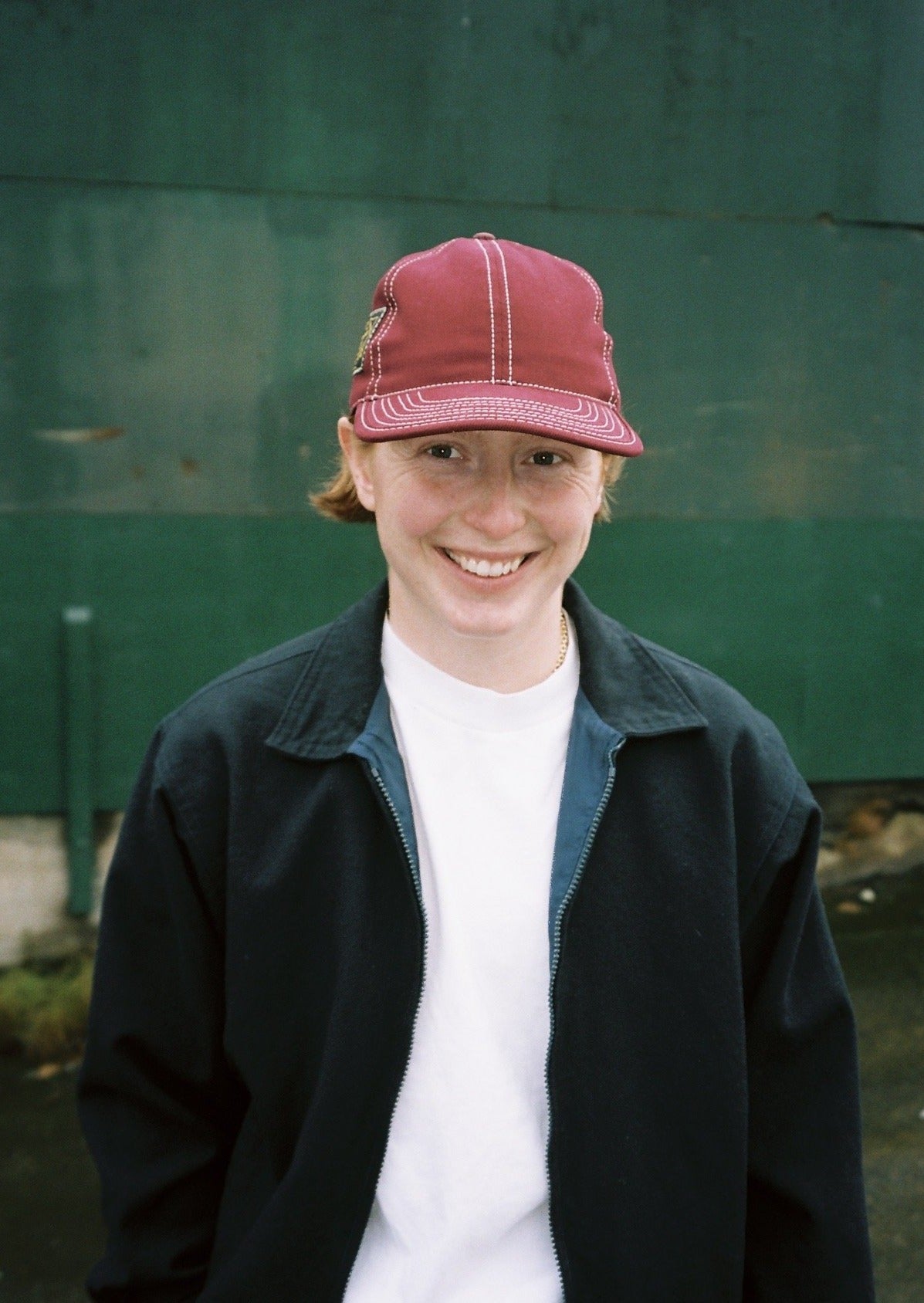 Burgundy 6 Panel Hat Cotton Twill