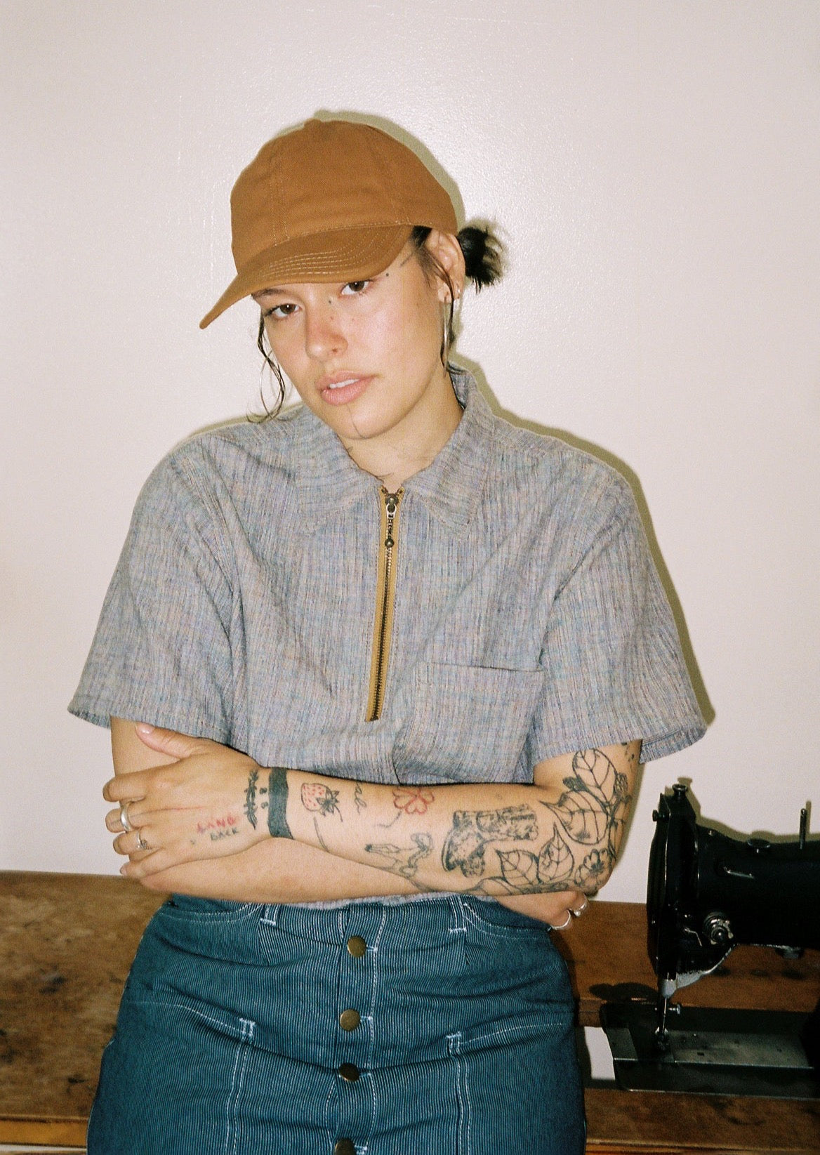 Tobacco 6 Panel Hat