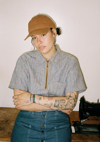 Tobacco 6 Panel Hat