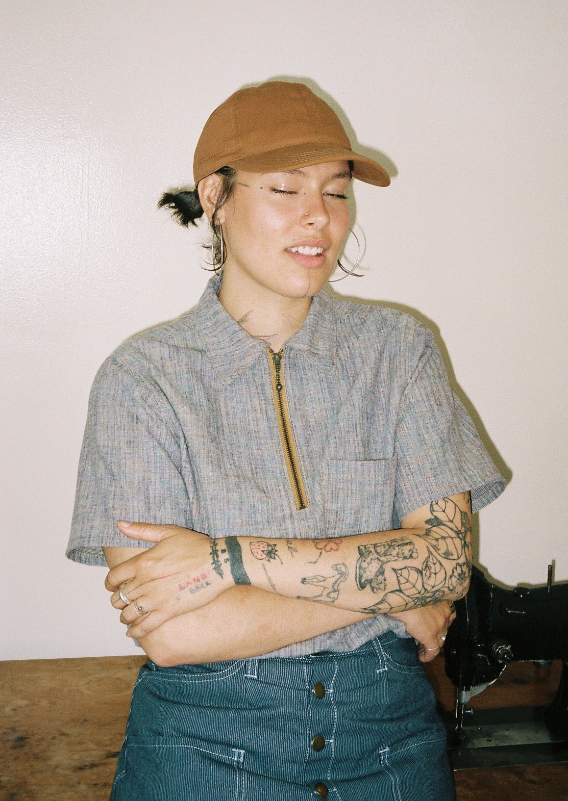 Tobacco 6 Panel Hat