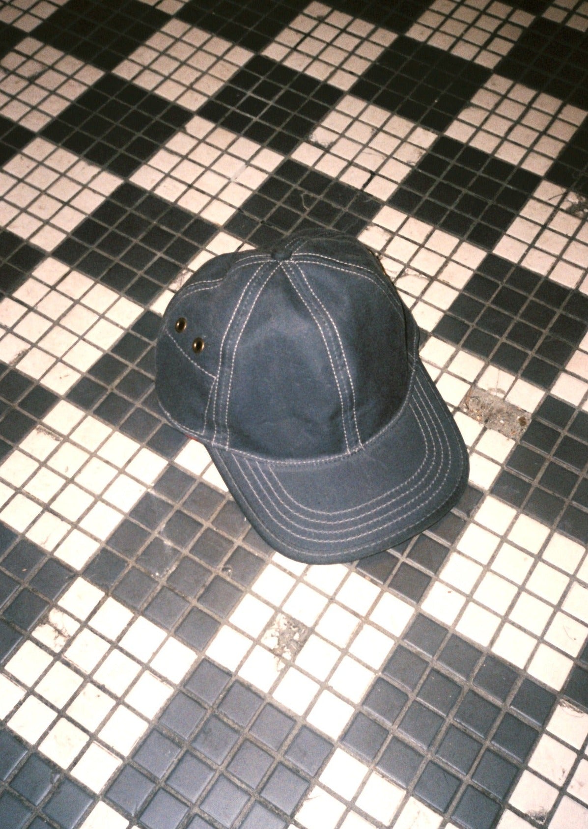 Charcoal 6 Panel Waxed Cotton