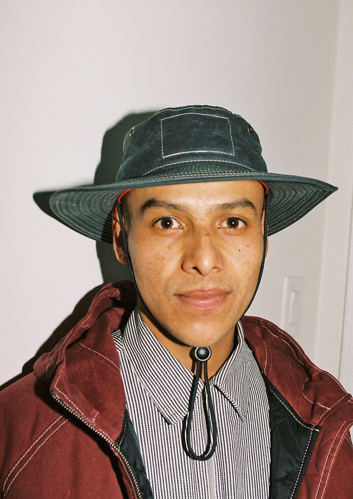 Charcoal Grey Waxed Cotton Bucket Hat