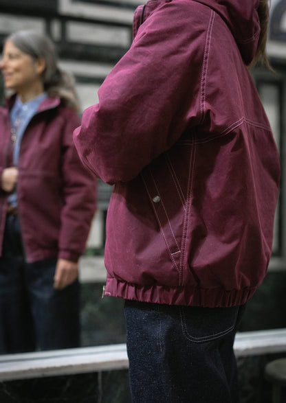 The Burgundy Waxed Bomber