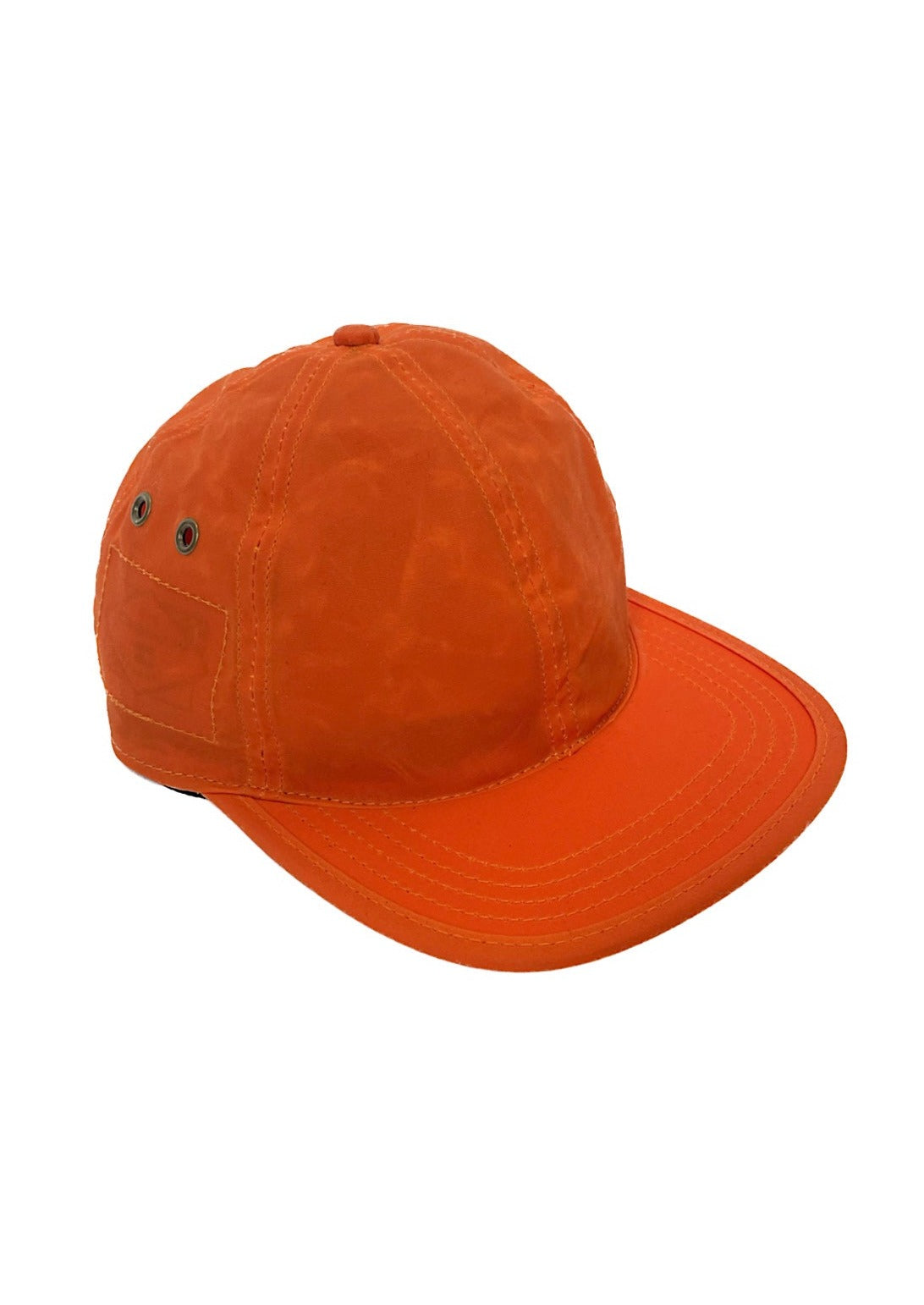 Orange 6 Panel Waxed Cotton