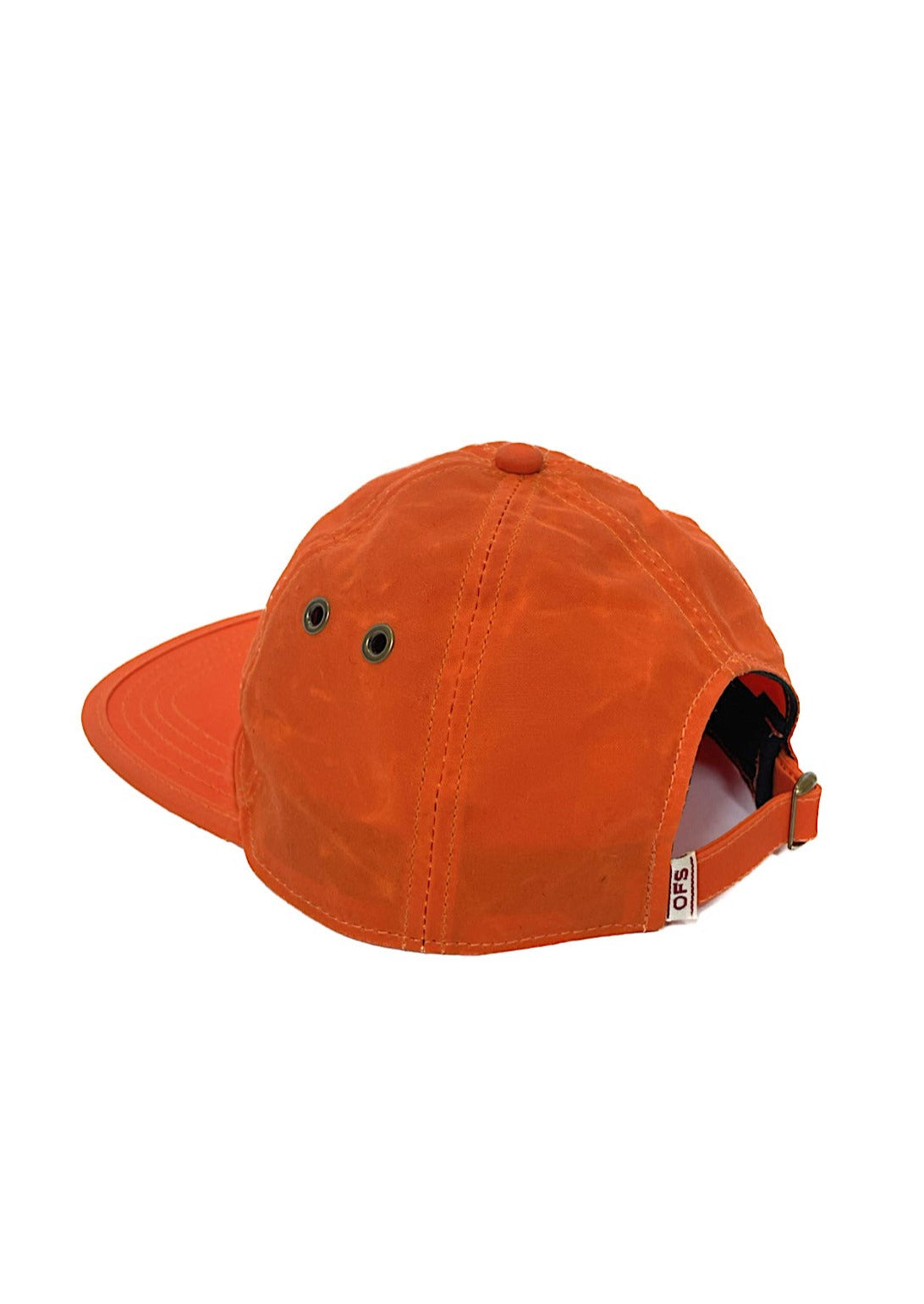 Orange 6 Panel Waxed Cotton