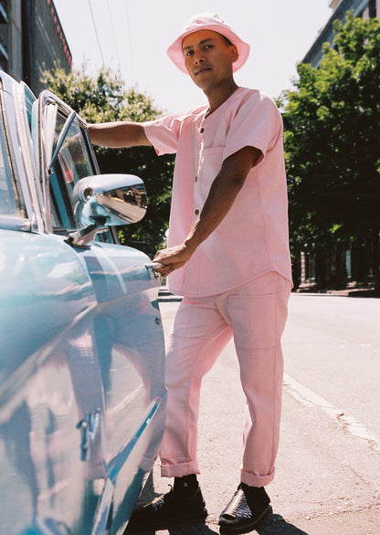 Sweet Pink Twill Ferrari Safari