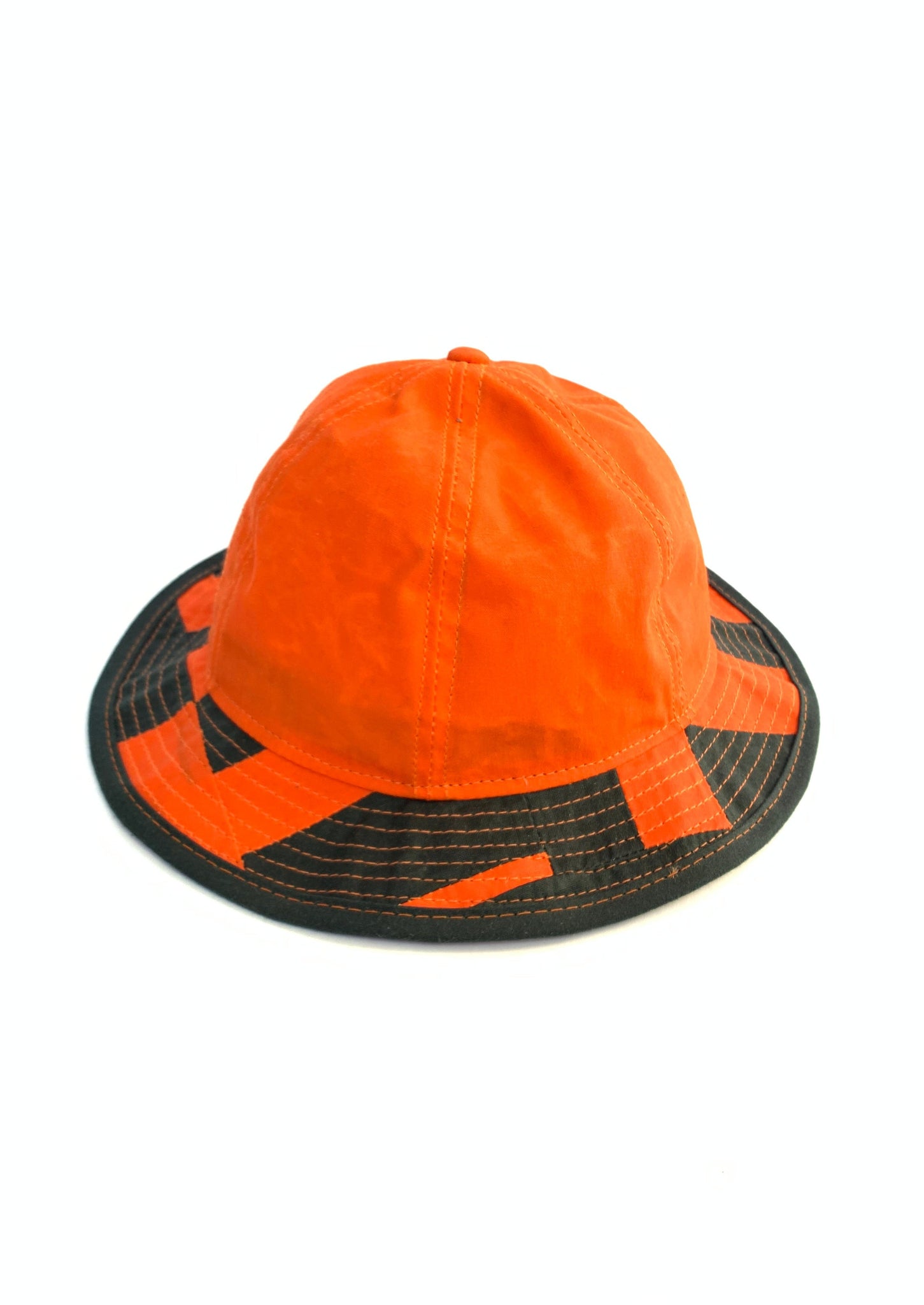 One-off Quilted Orange Waxed Cotton Ferrari Safari
