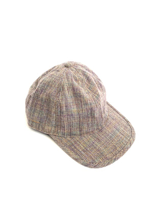 Purple Tweed 6 Panel Hat