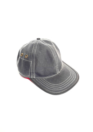 Charcoal 6 Panel Waxed Cotton