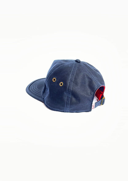 Navy 5 Panel Waxed Cotton