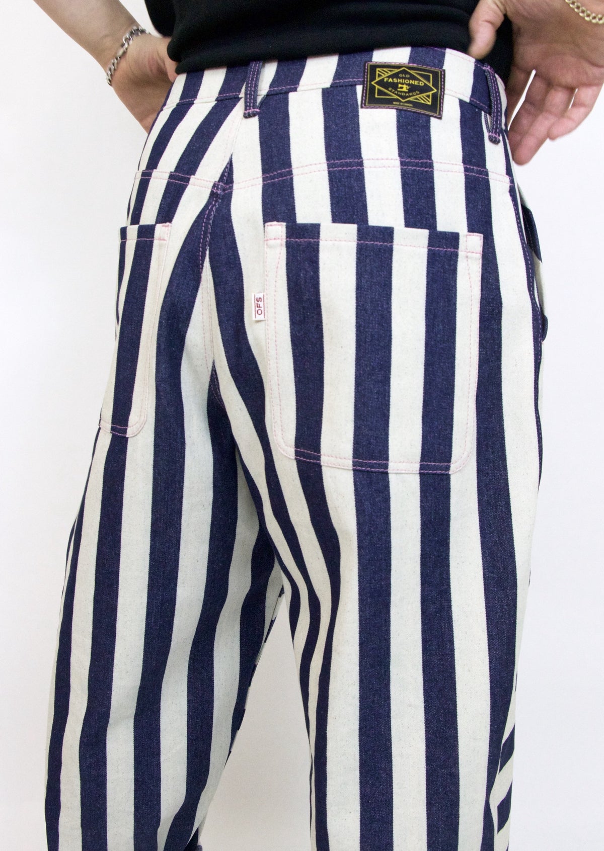 Wide Indigo Stripe Baguettes