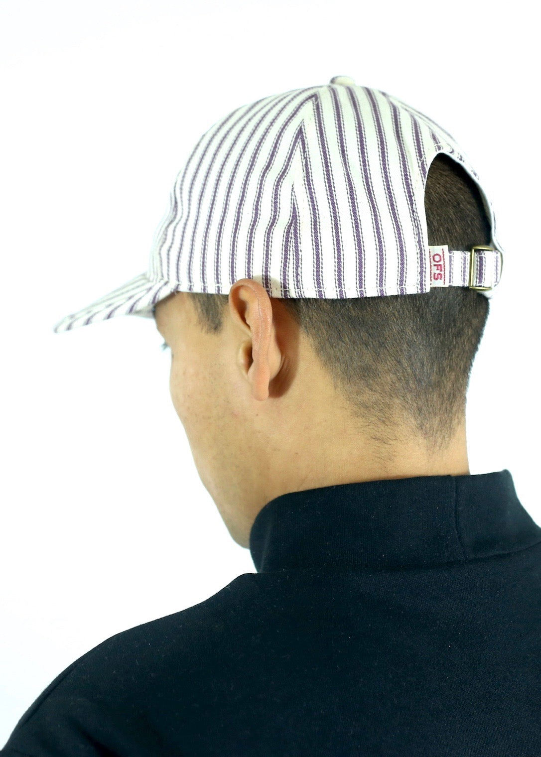 Violet Stripe 6 Panel Semi Selvedge