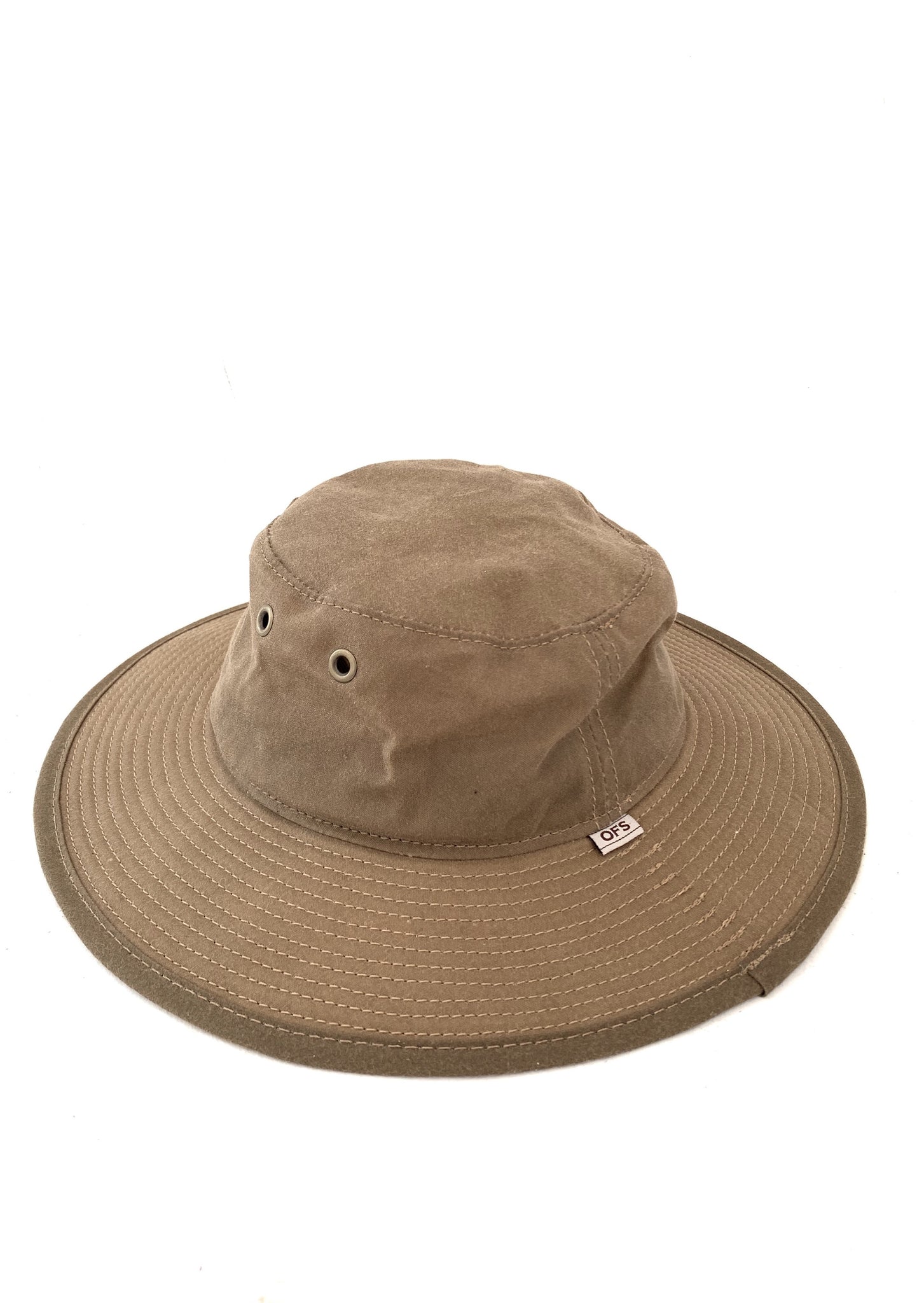 Bark Tan Oil Cloth Bucket Hat