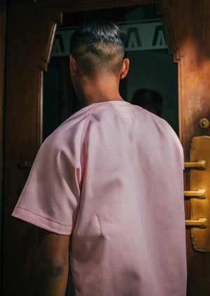 Sweet Pink Twill Home Run Button Down