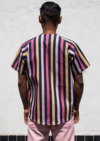 Multi Stripe Home Run Button Down