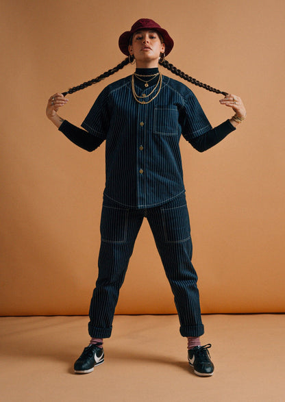 Railway Raw Denim Home Run Button Down