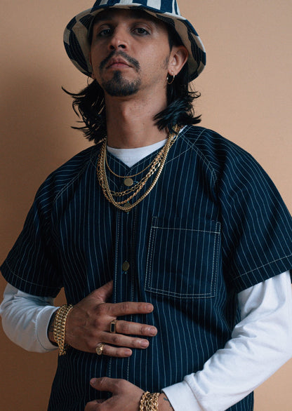Railway Raw Denim Home Run Button Down