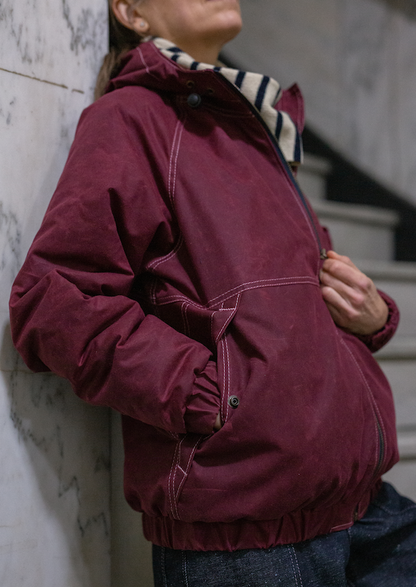 The Burgundy Waxed Bomber