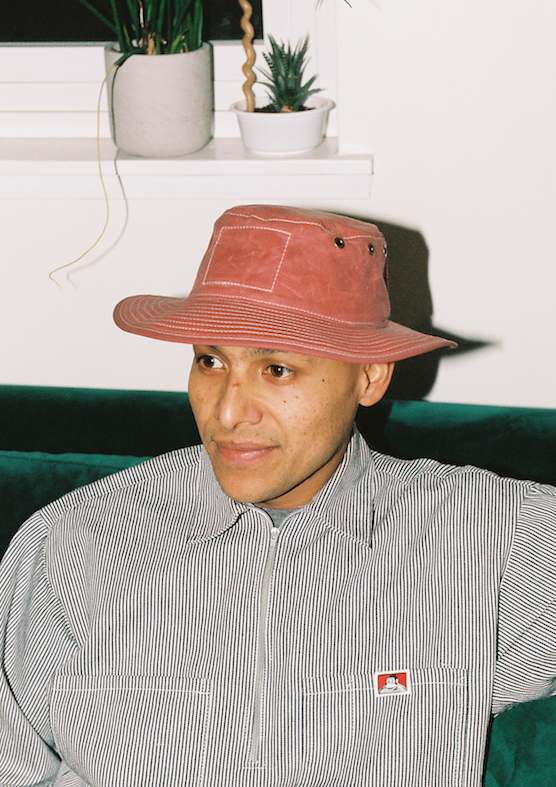 Dusty Rose Waxed Cotton Bucket Hat