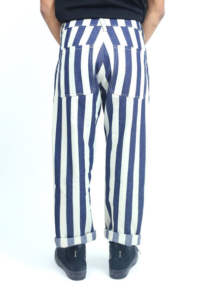 9 to 9 Work Pant Striped Denim