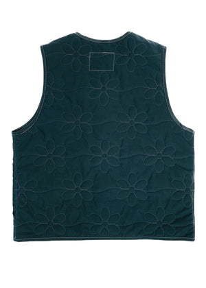 Floral Quilted Vest