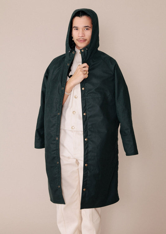 Emerald Green 100% Chance Rain Coat