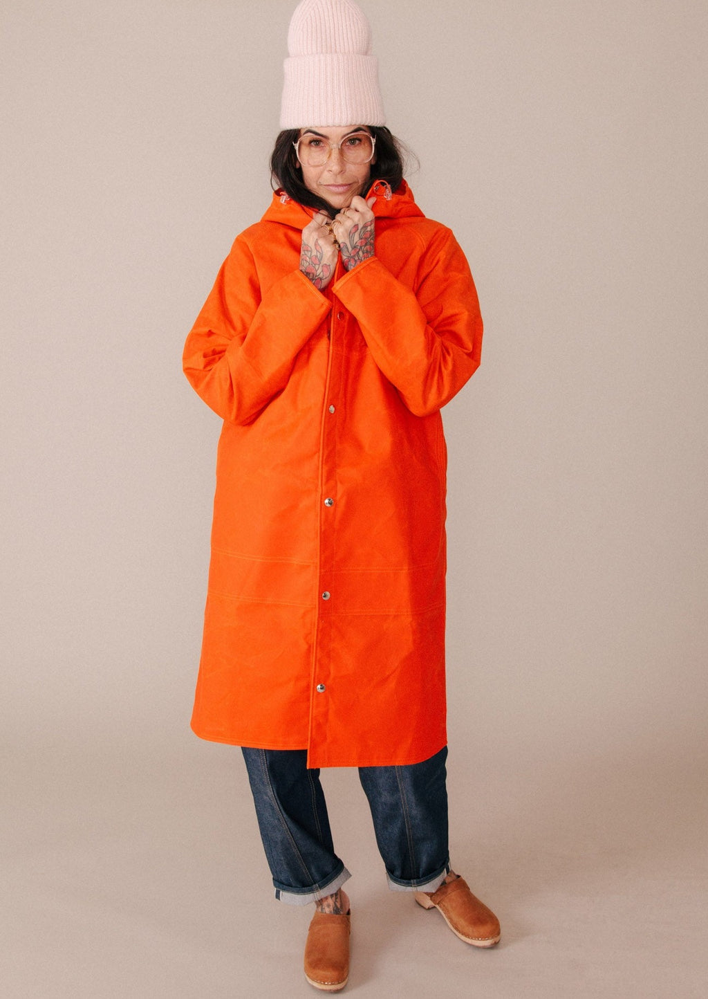 Orange 100% Chance Rain Coat